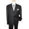 Mantoni Black Shadow Stripes Super 140's 100% Virgin Wool Suit 66013